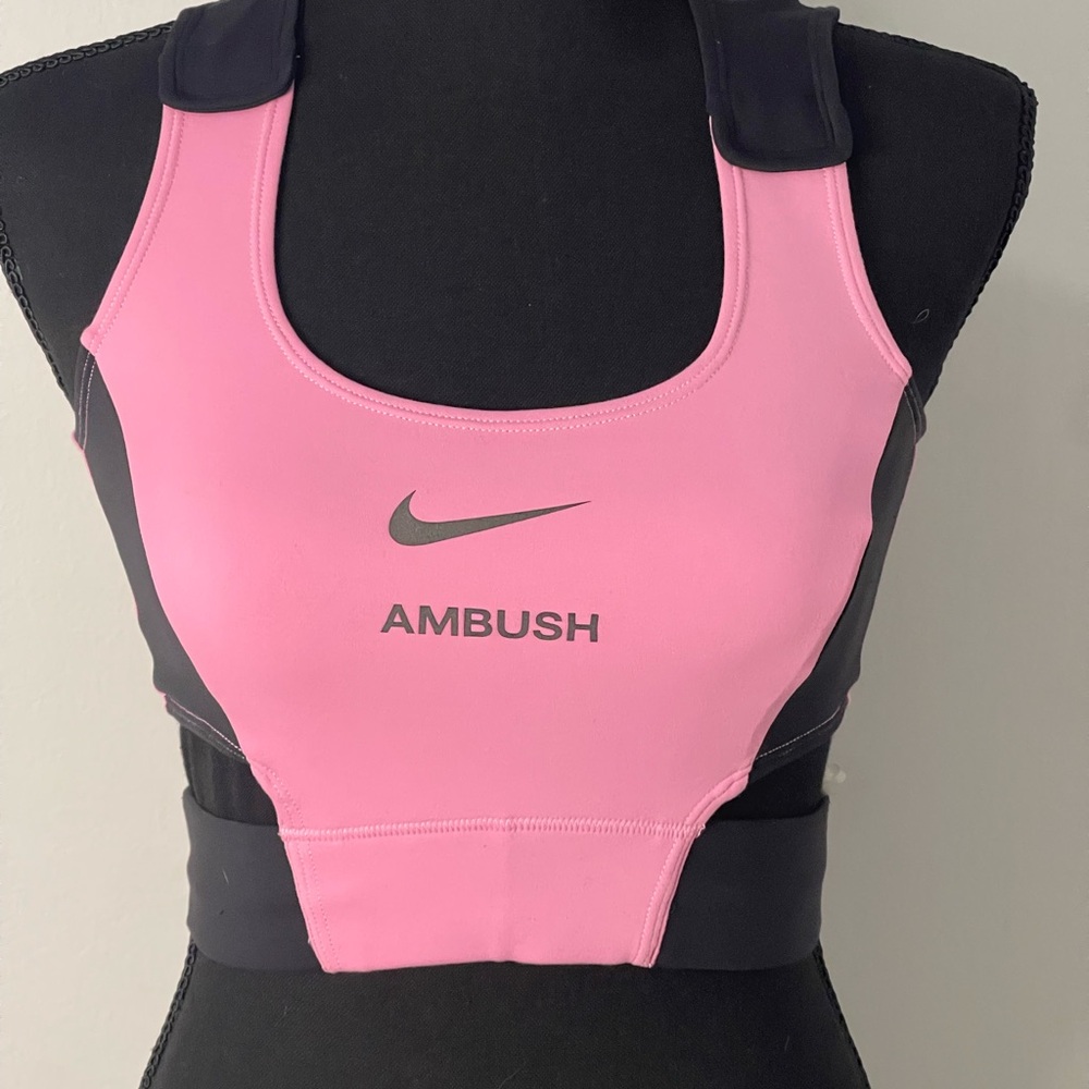 Nike x AMBUSH Choker Crop Top – Pink/Black – Size XS l Poshmark - Picture 5 of 12